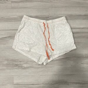 Life Is Good Women's Athletic Shorts with Orange Accent